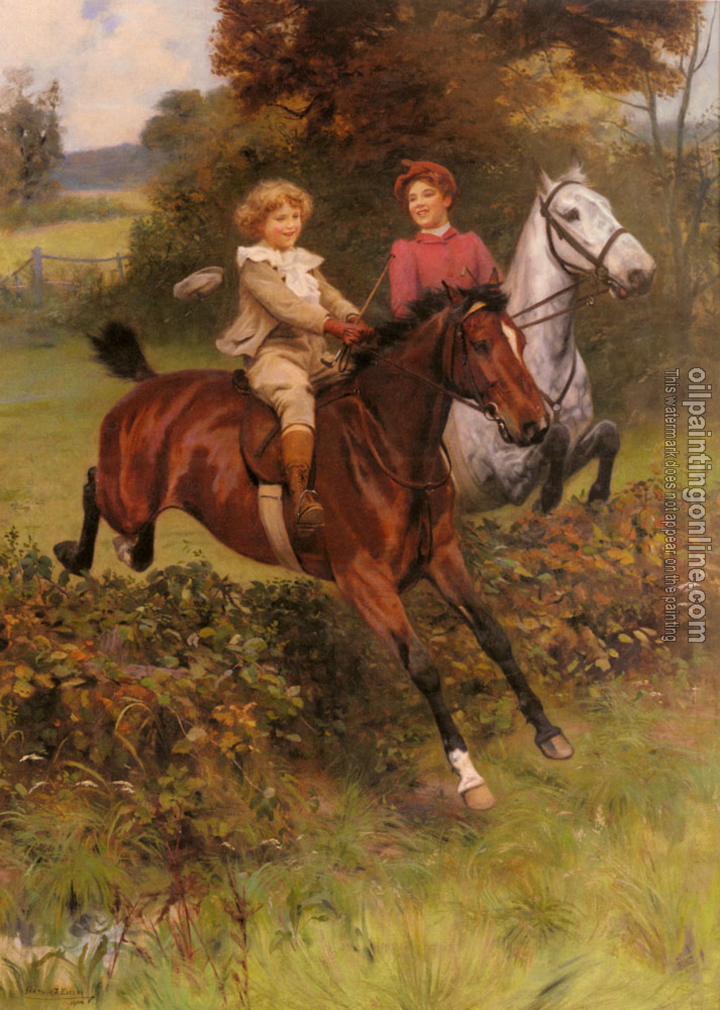 Elsley, Arthur John - His First Fence